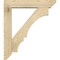 Ekena Millwork Balboa Slat Rough Sawn Bracket w/ Offset Brace, Douglas Fir, 6"W x 28"D x 32"H BKT0604X28X32BOA06RDF - alternate 4